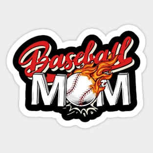 Baseball Mom Sticker